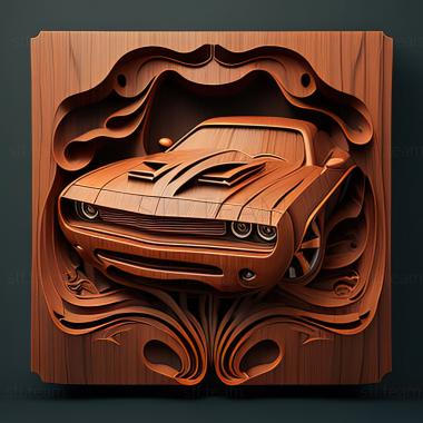 3D модель Dodge Challenger (STL)